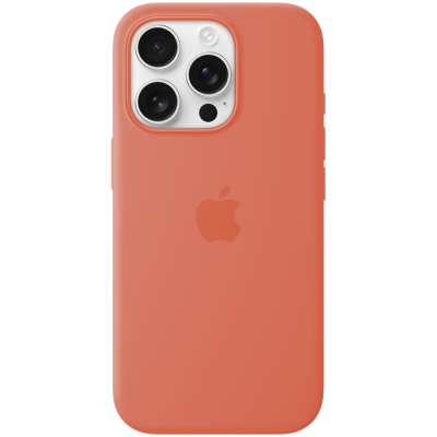 СИЛІКОНОВИЙ ЧОХОЛ IPHONE 16 PRO SI CASE TANGERINE-ZML