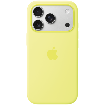 СИЛІКОНОВИЙ ЧОХОЛ IPHONE 17 PRO SI CASE NEON YELLOW-ZML