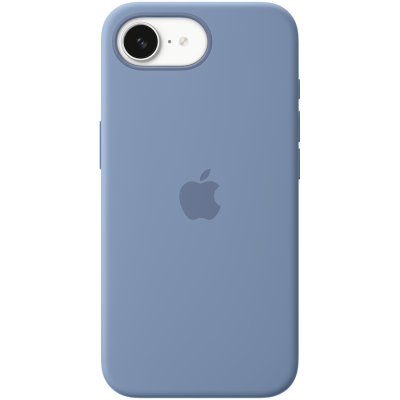 СИЛІКОНОВИЙ ЧОХОЛ IPHONE 16E SI CASE WINTER BLUE-ZML