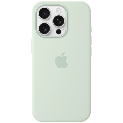 СИЛІКОНОВИЙ ЧОХОЛ IPHONE 16 PRO SI CASE AQUAMARINE-ZML