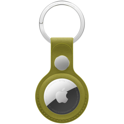 AirTag FineWoven Key Ring - Chartreuse,Model A3363