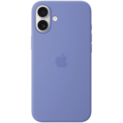 iPhone 16 Plus Silicone Case with MagSafe - Periwinkle,Model A3314