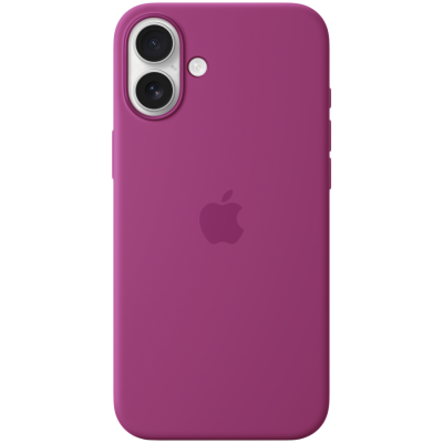 СИЛІКОНОВИЙ ЧОХОЛ IPHONE 16 PLUS SI CASE FUCHSIA-ZML