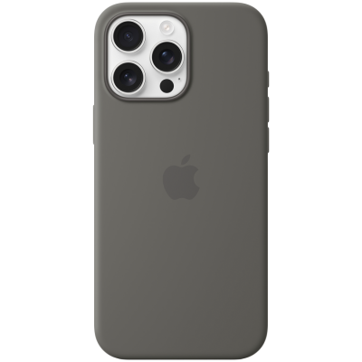 СИЛІКОНОВИЙ ЧОХОЛ IPHONE 16 PRO MAX SI CASE STONE GRAY-ZML