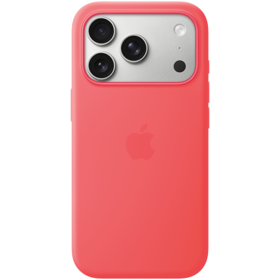 СИЛІКОНОВИЙ ЧОХОЛ IPHONE 17 PRO SI CASE BRIGHT GUAVA-ZML