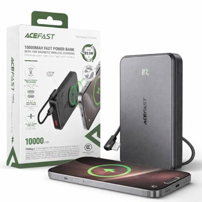 Повербанк Acefast M31 22.5W Magnetic Fast Charging with cable 10000mAh (Black)