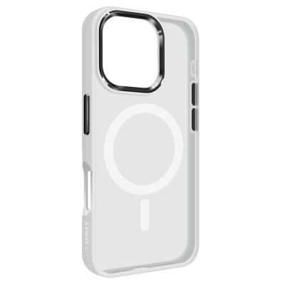 Чохол ArmorStandart Unit MagSafe iPhone 15 Plus Matte Clear Silver