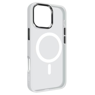Чохол ArmorStandart Unit MagSafe iPhone 15 Matte Clear Silver
