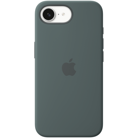 СИЛІКОНОВИЙ ЧОХОЛ IPHONE 16E SI CASE LAKE GREEN-ZML
