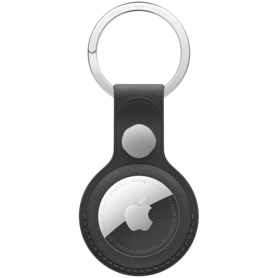 AirTag FineWoven Key Ring - Black,Model A3363