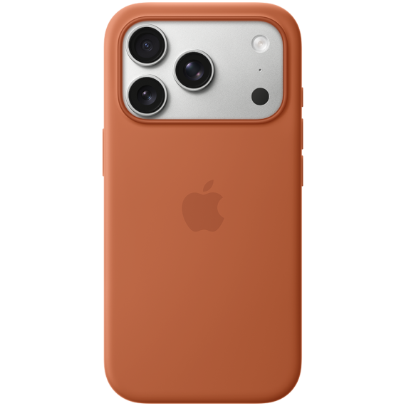 СИЛІКОНОВИЙ ЧОХОЛ IPHONE 17 PRO SI CASE TERRA COTTA-ZML