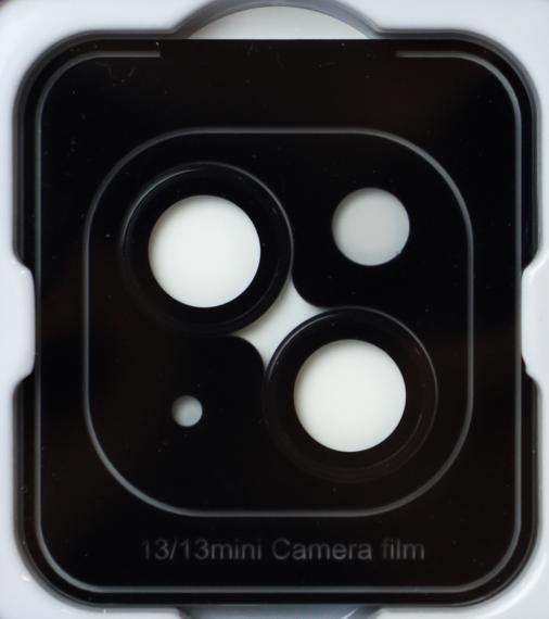 Захисне скло Monblan для камери iPhone 13Mini/13 Metal Ring Series (Midnight)
