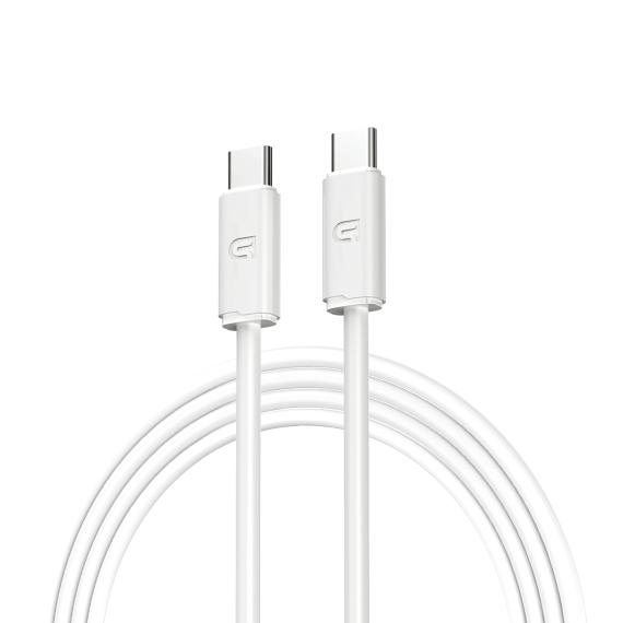 Кабель ArmorStandart AT-C6E USB Type-C to USB Type-C 60W 1.2m TPE White