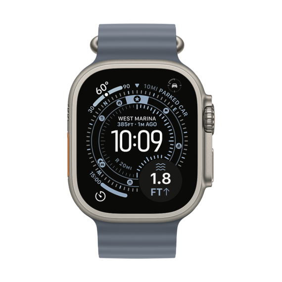 РЕМІНЕЦЬ ДЛЯ ГОДИННИКА APPLE WATCH 49 ANCHOR BLUE N TI OB-ZML