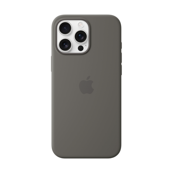 СИЛІКОНОВИЙ ЧОХОЛ IPHONE 16 PRO MAX SI CASE STONE GRAY-ZML