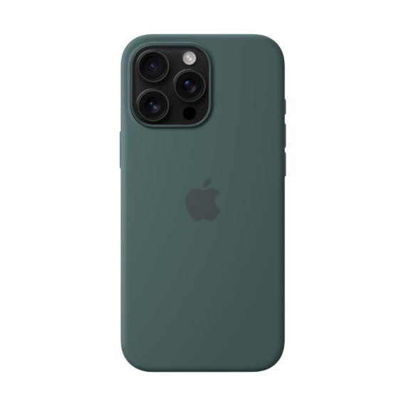 СИЛІКОНОВИЙ ЧОХОЛ IPHONE 16 PRO MAX SI CASE LAKE GREEN-ZML