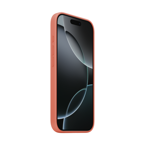 СИЛІКОНОВИЙ ЧОХОЛ IPHONE 16 PRO SI CASE TANGERINE-ZML