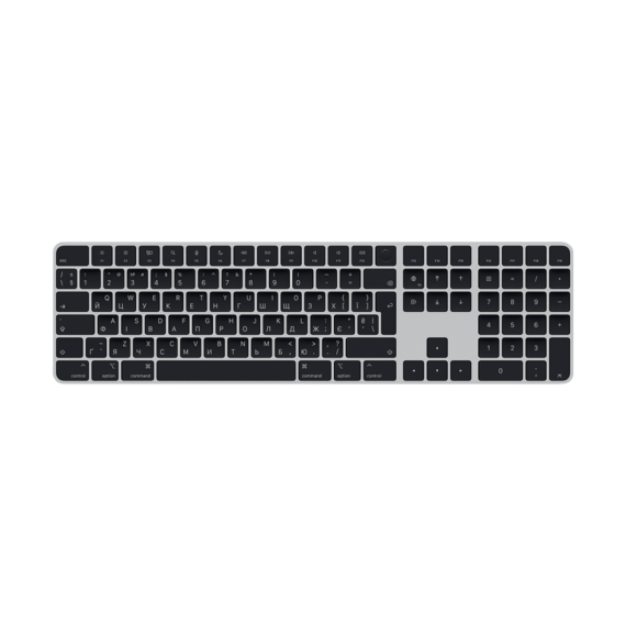 Клавіатура Magic Keyboard Touch ID and Numeric Keypad for Mac models with Apple silicon - Ukrainian,