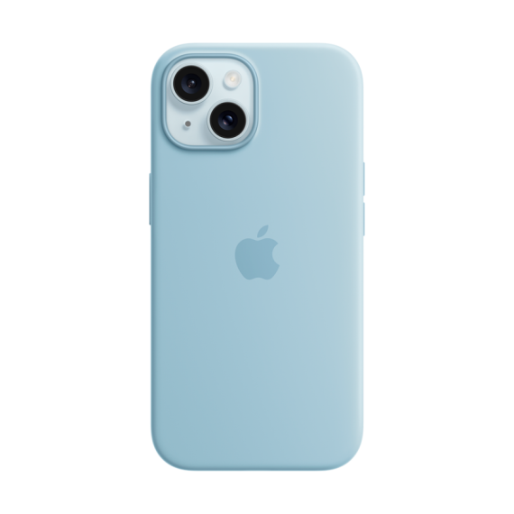 СИЛІКОНОВИЙ ЧОХОЛ IPHONE 15 SI CASE LIGHT BLUE-ZML