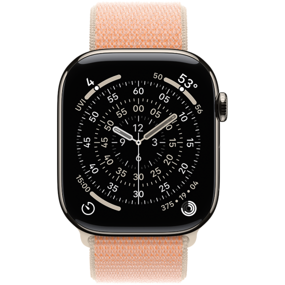 РЕМІНЕЦЬ ДЛЯ ГОДИННИКА APPLE WATCH 46 CANTALOUPE SL-ZML