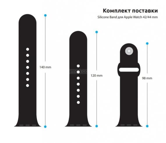 Ремінець ArmorStandart Sport Band (3 Straps) для Apple Watch 49/46/45/44/42  Black