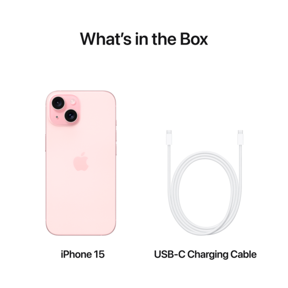 СМАРТФОН IPHONE 15 PINK 128GB-RUB