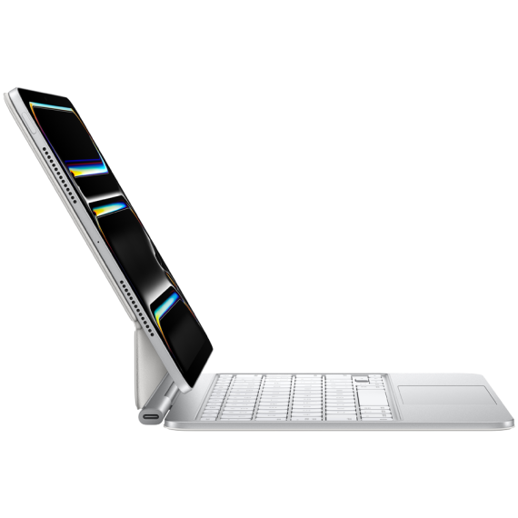 Magic Keyboard for iPad Pro 11‑inch (M4,M5) - Ukrainian - White,Model A2975