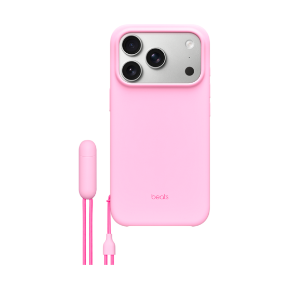 Beats iPhone 17 Pro Kickstand Case with MagSafe and Camera Control - Pebble Pink,Model A3509