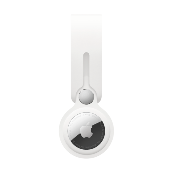 БРЕЛОК ДЛЯ ТРЕКЕРА AIRTAG LOOP WHITE-ZML