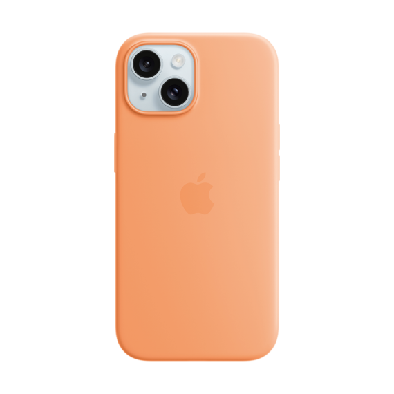 СИЛІКОНОВИЙ ЧОХОЛ IPHONE 15 SI CASE ORANGE SORBET-ZML