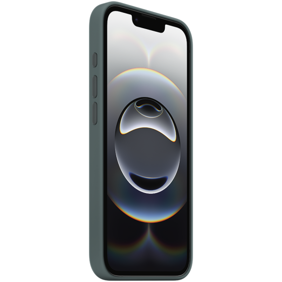 СИЛІКОНОВИЙ ЧОХОЛ IPHONE 16E SI CASE LAKE GREEN-ZML