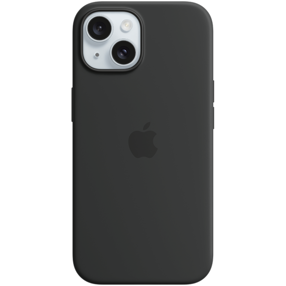 СИЛІКОНОВИЙ ЧОХОЛ IPHONE 15 SI CASE BLACK- ZML