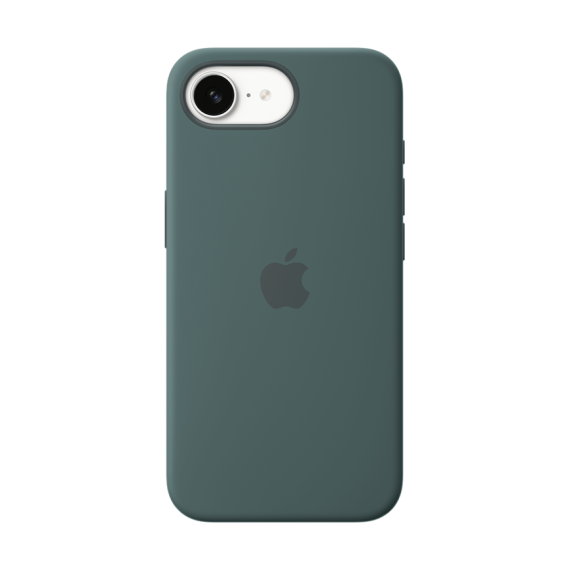 СИЛІКОНОВИЙ ЧОХОЛ IPHONE 16E SI CASE LAKE GREEN-ZML