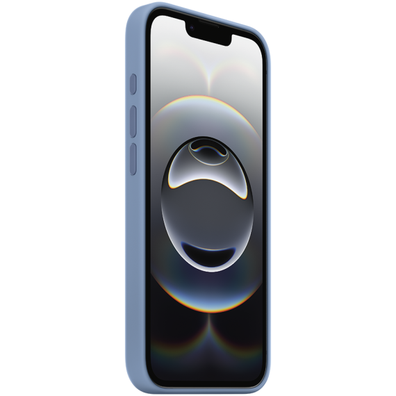 СИЛІКОНОВИЙ ЧОХОЛ IPHONE 16E SI CASE WINTER BLUE-ZML