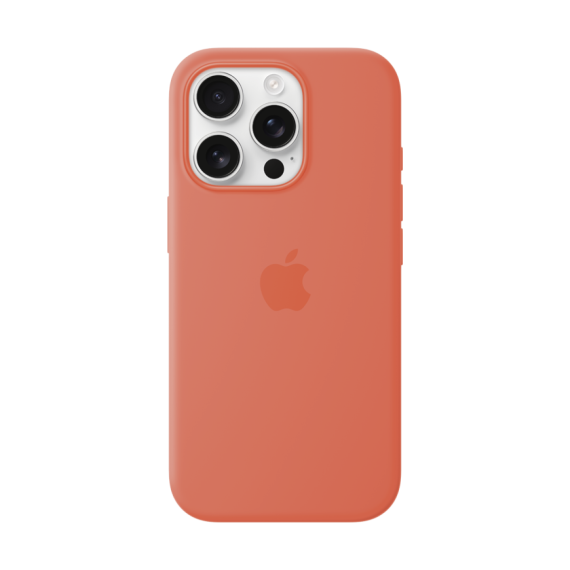 СИЛІКОНОВИЙ ЧОХОЛ IPHONE 16 PRO SI CASE TANGERINE-ZML
