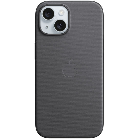 ЧОХОЛ IPHONE 15 FINEWOVEN CASE BLACK-ZML