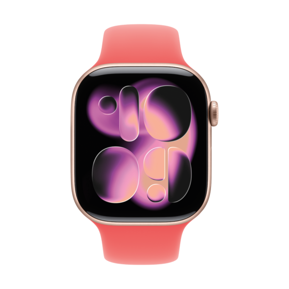 РЕМІНЕЦЬ ДЛЯ ГОДИННИКА APPLE WATCH 46 BRIGHT GUAVA SB S/M-ZML