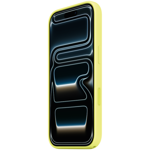 СИЛІКОНОВИЙ ЧОХОЛ IPHONE 17 PRO SI CASE NEON YELLOW-ZML