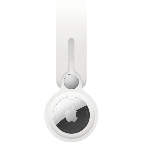 БРЕЛОК ДЛЯ ТРЕКЕРА AIRTAG LOOP WHITE-ZML