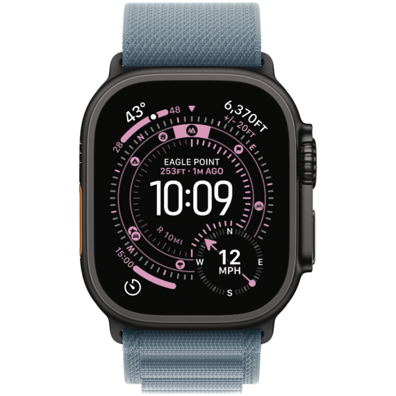 РЕМІНЕЦЬ ДЛЯ ГОДИННИКА APPLE WATCH 49 LIGHT BLUE B TI ALP M-ZML