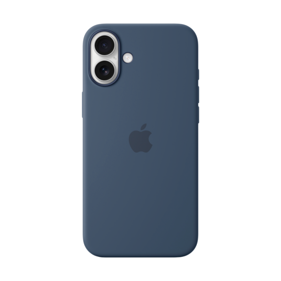 iPhone 16 Plus Silicone Case with MagSafe - Denim,Model A3314