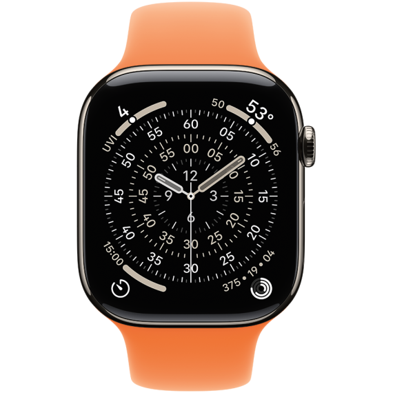 РЕМІНЕЦЬ ДЛЯ ГОДИННИКА APPLE WATCH 46 CLEMENTINE SB S/M-ZML