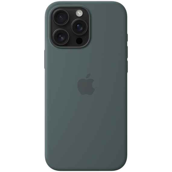 СИЛІКОНОВИЙ ЧОХОЛ IPHONE 16 PRO MAX SI CASE LAKE GREEN-ZML