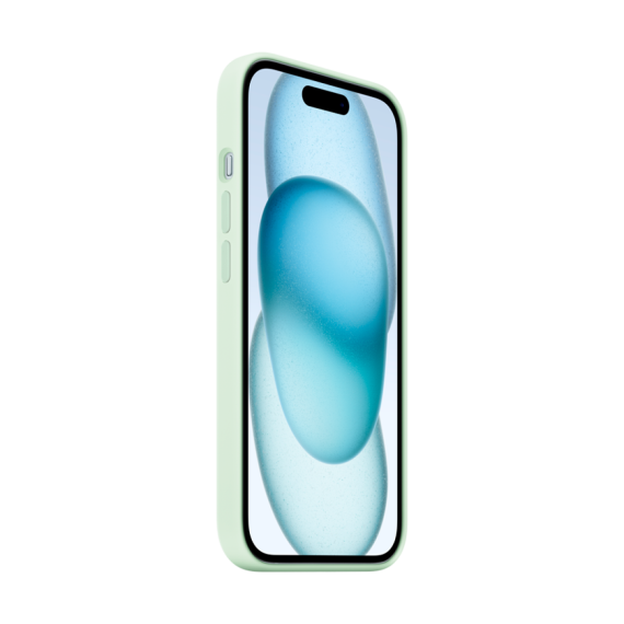 СИЛІКОНОВИЙ ЧОХОЛ IPHONE 15 SI CASE SOFT MINT-ZML