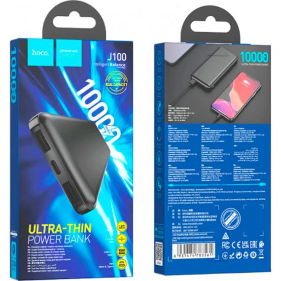 Повербанк Hoco J100  10000mAh* Black