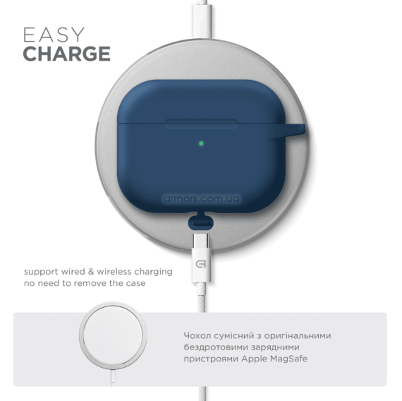Чохол для навушників ArmorStandsrt Hang Case AirPods Pro 3 Lake Blue