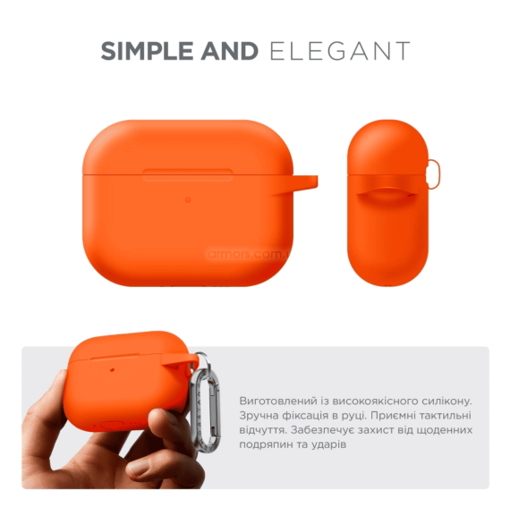 Чохол для навушників ArmorStandsrt Hang Case AirPods Pro 3 Orange