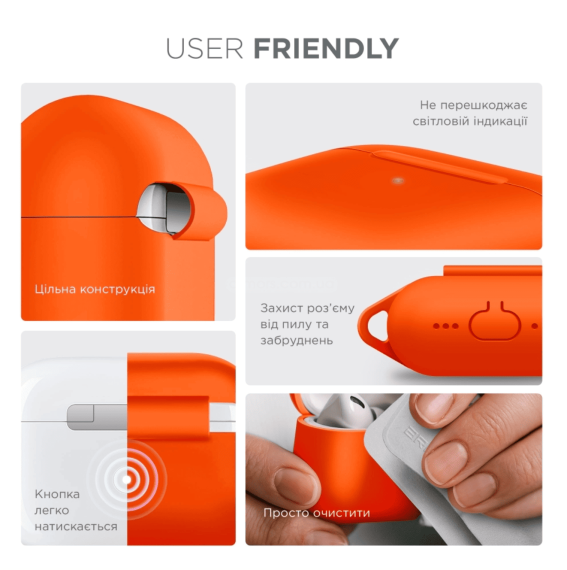 Чохол для навушників ArmorStandsrt Hang Case AirPods Pro 3 Orange