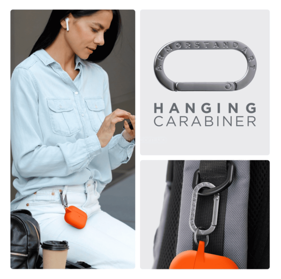 Чохол для навушників ArmorStandsrt Hang Case AirPods Pro 3 Orange