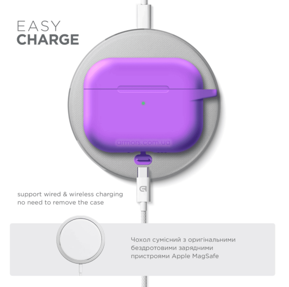 Чохол для навушників ArmorStandsrt Hang Case AirPods Pro 3 Purple